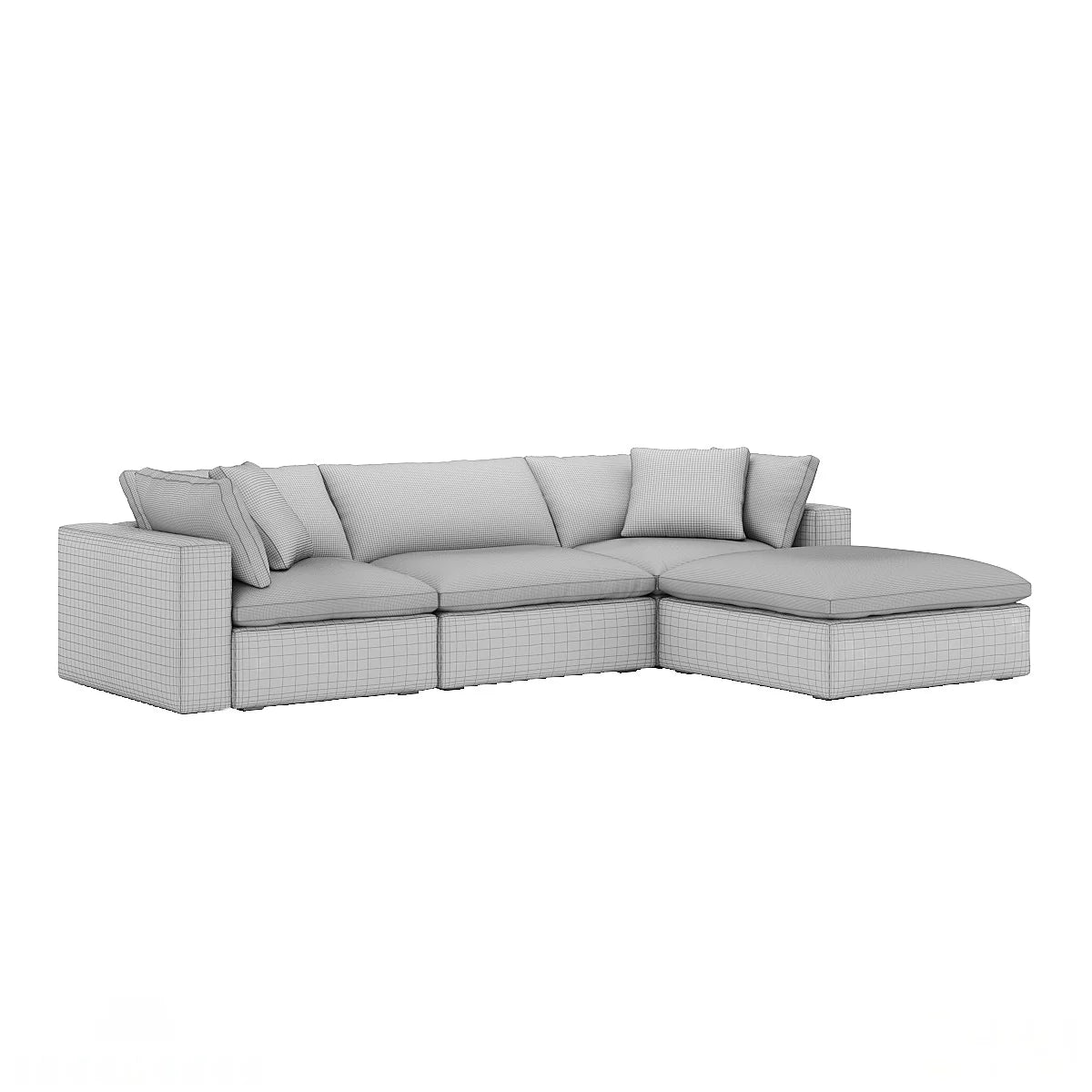 Ari three seater modular corner Sofa