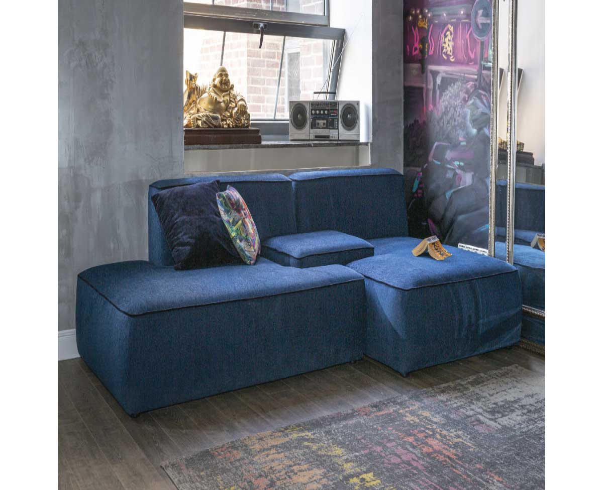 Goff blue Modular Sofa