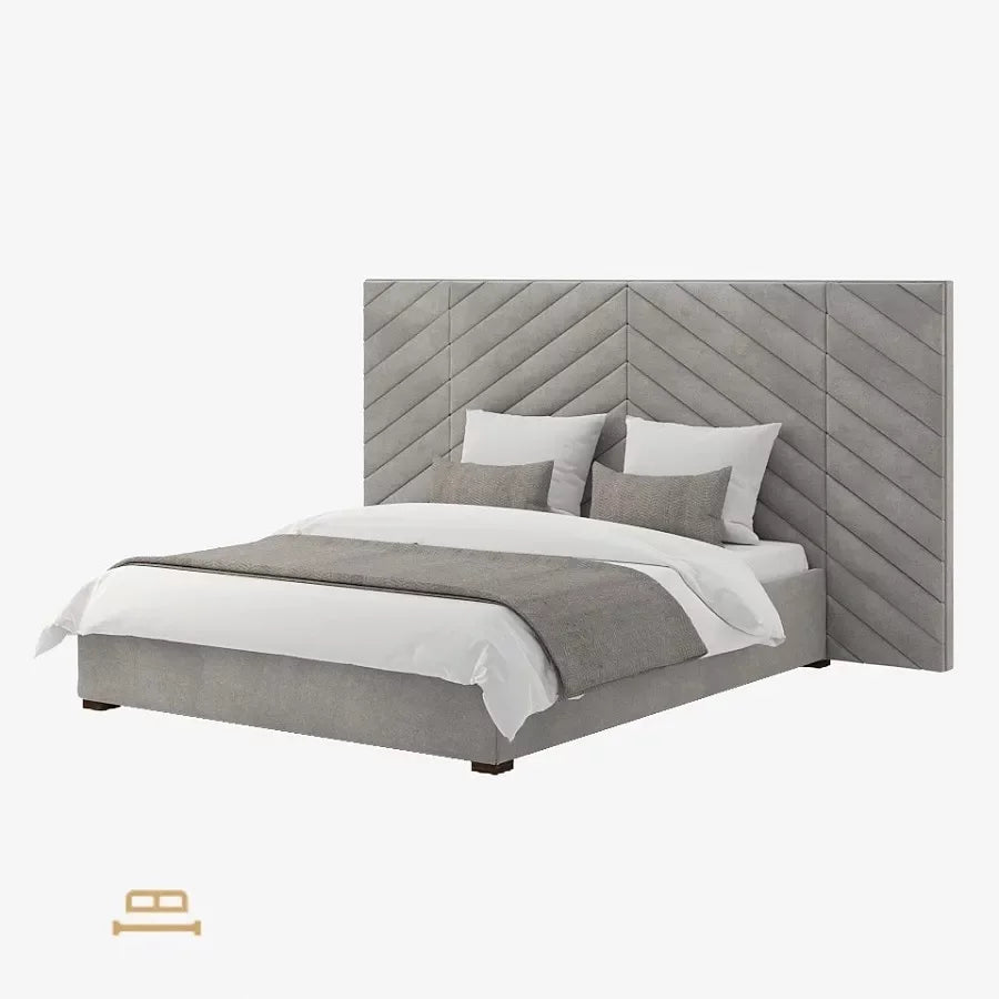 Annika large headboard bed