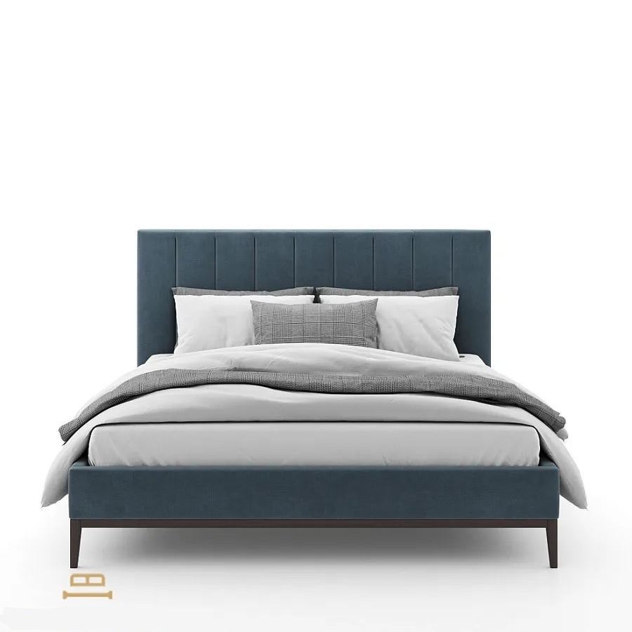 Amelia Velvet Upholstered Platform Bed