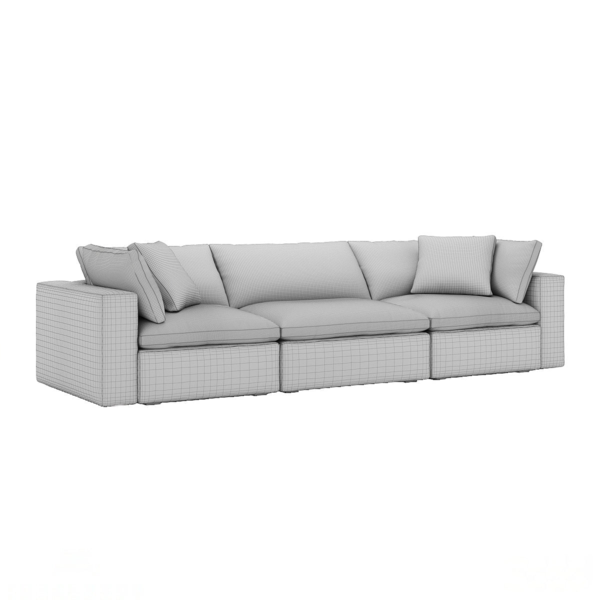 Ari three seater modular storage Sofa