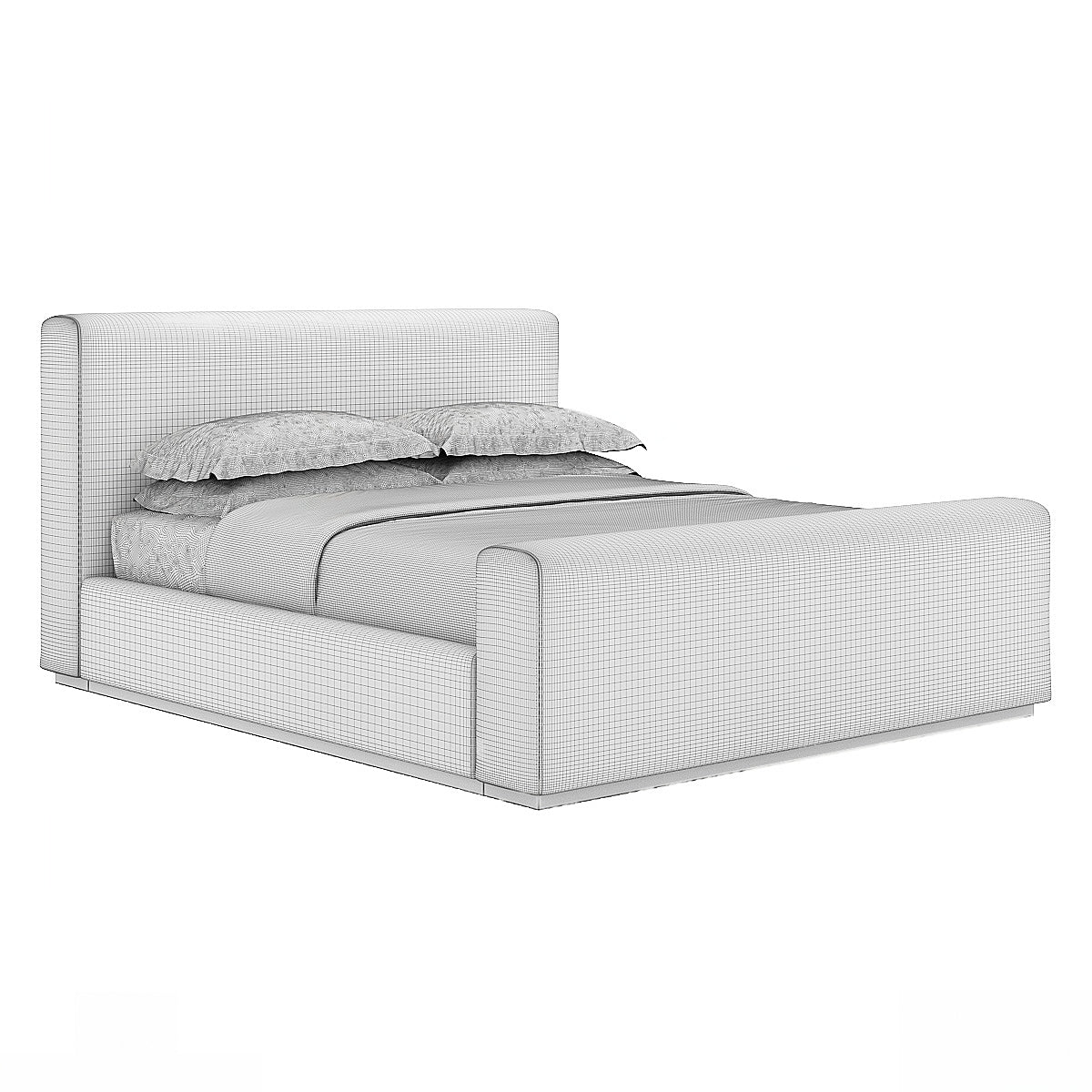 Margot high footboard bed