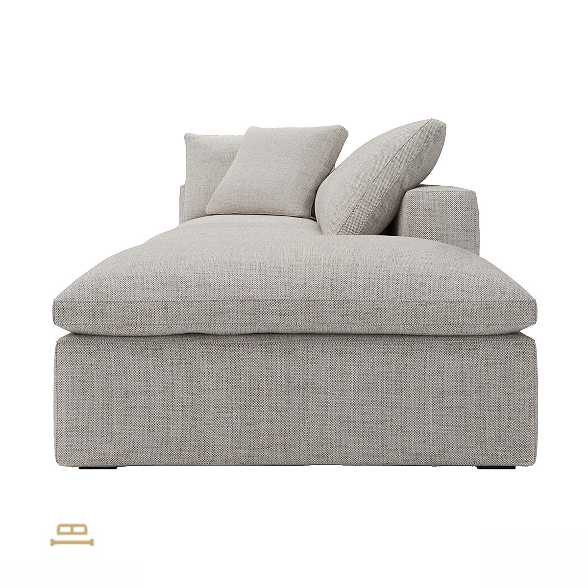 Ari modular corner Sofa with pouffe