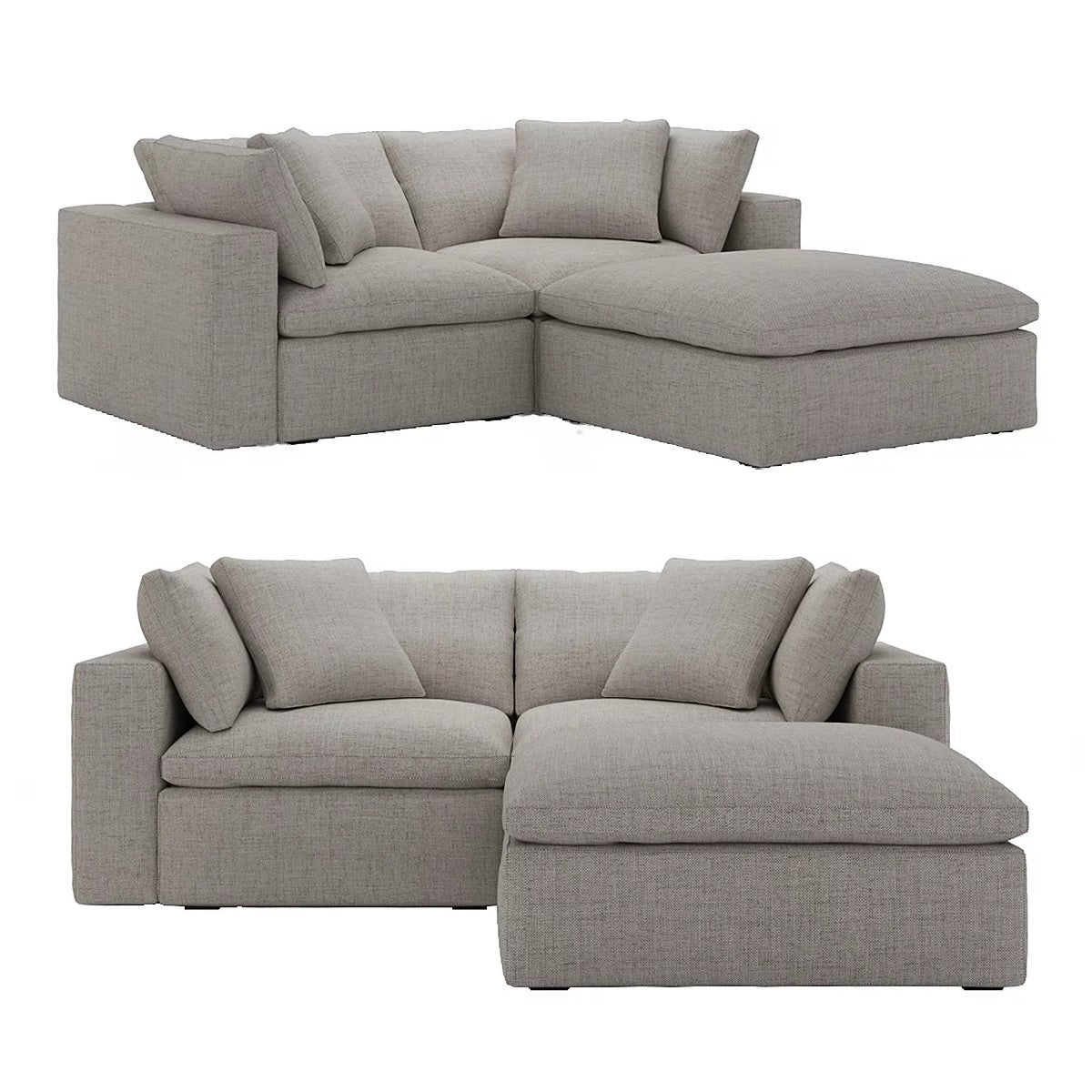 Ari two seater modular corner Sofa