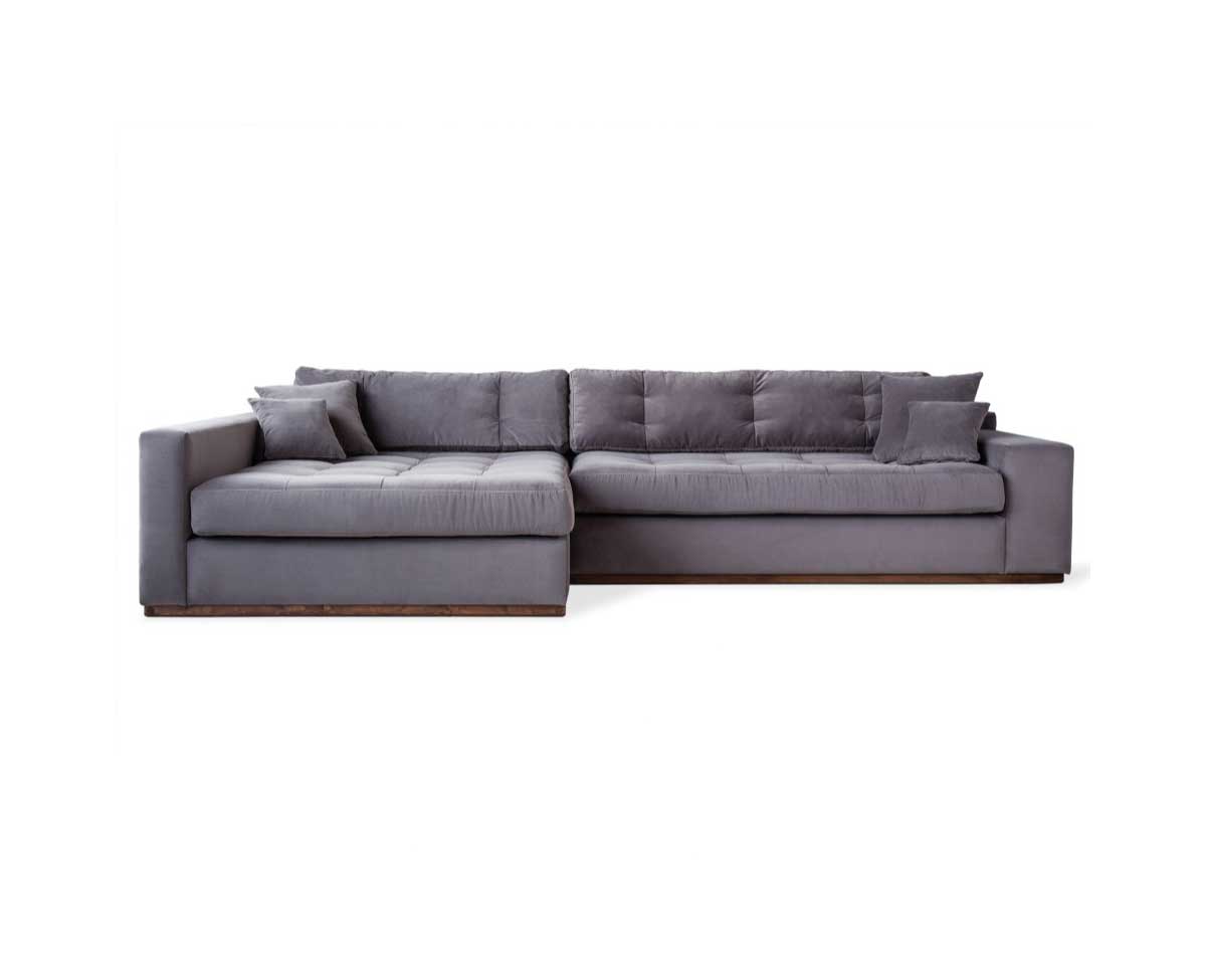 Crone Grey Corner Sofa