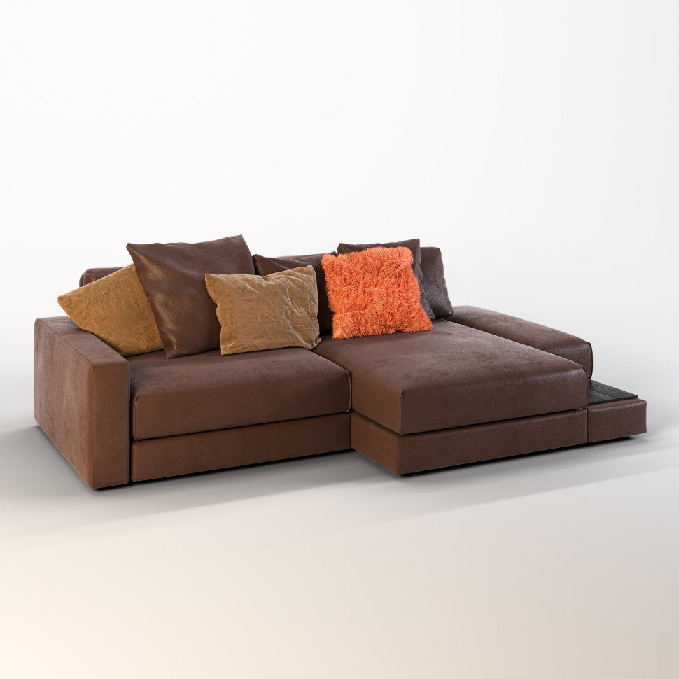 Parker S Brown Corner Sofa