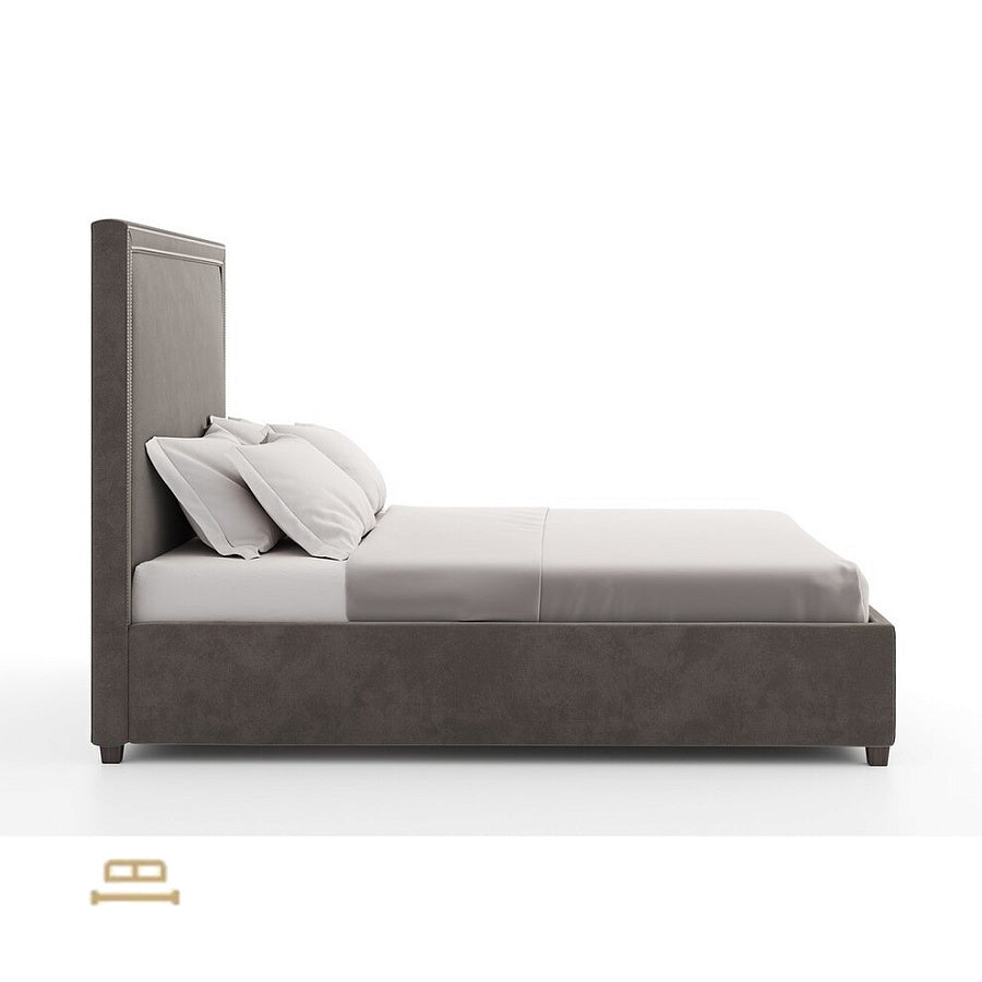 Mia high headboard bed