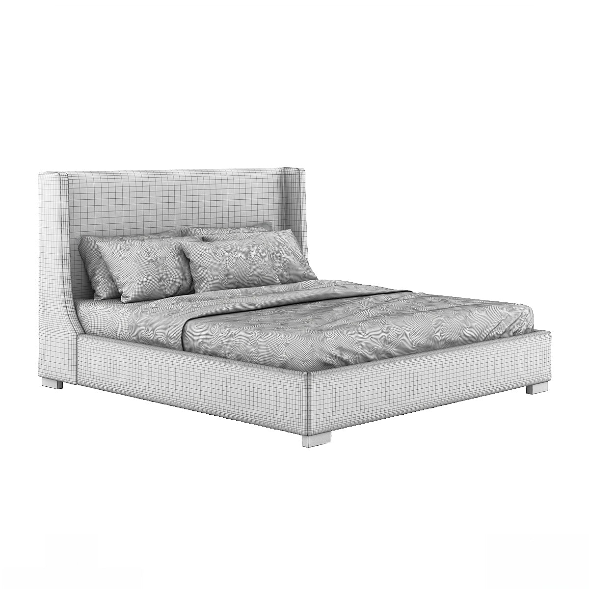 Sophia buttons headboard bed