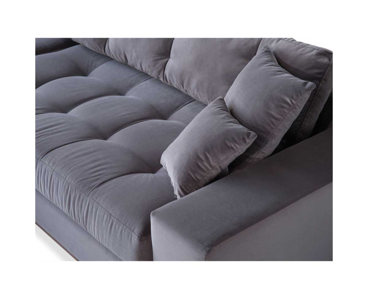 Crone Grey Corner Sofa