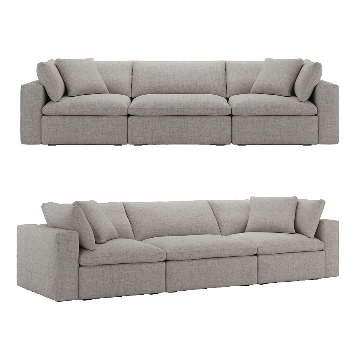 Ari three seater modular storage Sofa