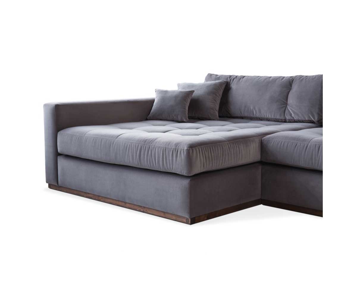 Crone Grey Corner Sofa