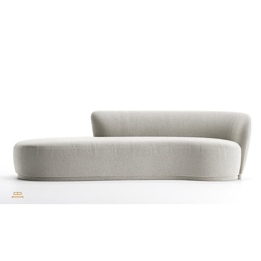 Hudson Boucle Curved Deep Seat Sofa