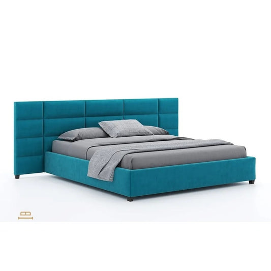 Ava bed with extended panel