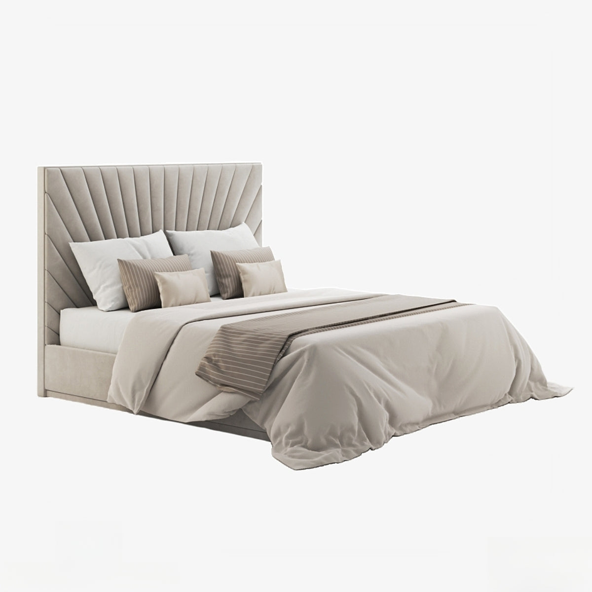 Lucia high headboard bed