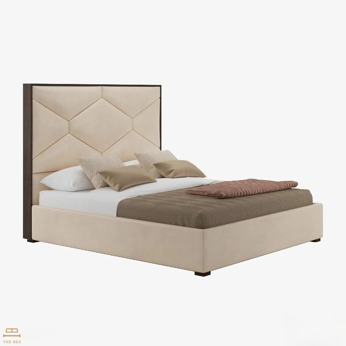 Francesca high headboard bed